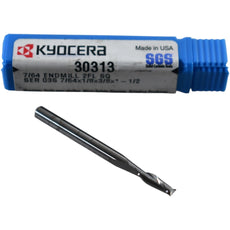 NEW Kyocera SGS 30313 03S Square End Mill 2 Flute 7/64 Inch Solid Carbide