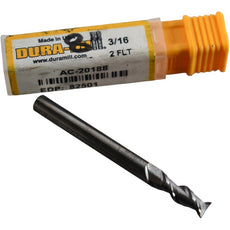 NEW Dura-Mill AC-20188 Square End Mill Carbide Uncoated 3/16 Inch 2 Flute