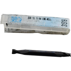 NEW Kyocera SGS 31519 Series 15 11/64 Double End Carbide End Mill 2 Flute