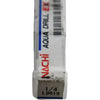 NEW Nachi L9819 1/4 Aqua Drill EX Flat Bottom Carbide Jobber Drill Bit