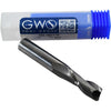 NEW GWS Tool Group 204-001170 Carbide End Mill 3/8 Dia 2-Flute Square End 1 LOC