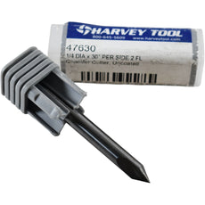 NEW Harvey Tool 47630 Carbide Chamfer Cutter 1/4 Dia 30 Deg Per Side 2-Flute