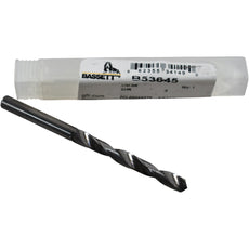 NEW Bassett B53645 DR Solid Carbide Jobber Drill Bit #3 Wire Gauge 0.213'' 118�
