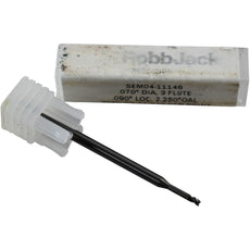 NEW RobbJack SEM04-11146 Micro End Mill .070 Dia 3-Flute .090 LOC A1-303 Aluminum