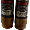 Lot of 2 NEW Bussmann Fusetron FRN-R-60 60 Amp 250V Class RK5 Time-Delay Fuses
