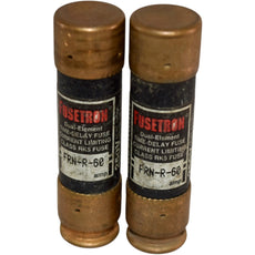 Lot of 2 NEW Bussmann Fusetron FRN-R-60 60 Amp 250V Class RK5 Time-Delay Fuses