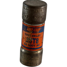 Gould Shawmut AJT8 Amp-Trap 2000 Class J Time Delay Fuse 8A 600V