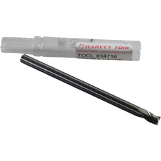 NEW Harvey Tool 34716 Carbide 1/4'' Square End Mill 3-Flute 8x Long Reach Stub FL