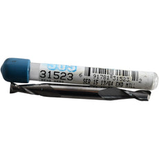 NEW SGS 31523 Double End Square End Mill 13/64 Dia 2 Flute Carbide Series 15