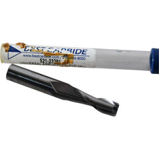 NEW Best Carbide 521-23281 Square End Mill 21/64 Dia 2FL 1in LOC 3/8 Shank