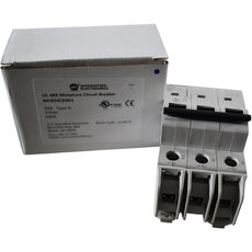 NEW ATC Diversified MCB20CB3D1 Miniature Circuit Breaker 3 Pole 20A 10kA