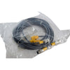 NEW Turck YBZ2-RS4.4T-4/2RK4T-0.5/0.5 M12 eurofast Y-Splitter Cable U-70194