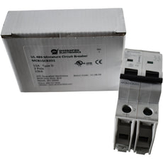 NEW ATC Diversified MCB15CB2D1 Miniature Circuit Breaker 2 Pole 15A 480Y/277V