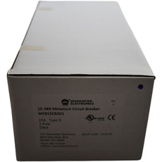 NEW Pack of 6 ATC Diversified MCB15CB2D1 Circuit Breaker 2 Pole 15A 10kA