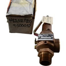 NEW Jayco 1 TE 80 Bronze Safety Relief Valve 1 Inch NPT 80 PSI Steam