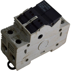 Allen-Bradley 1492-FB2C30-L DIN Rail Fuse Block 2-Pole 30 Amp 600VAC Class CC Series B