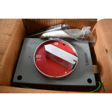 NEW GE TJVR1 TDR Integral Handle Operating Mechanism Red Plate