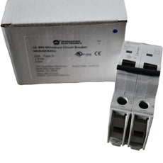 NEW ATC Diversified MCB20CB2D1 Miniature Circuit Breaker 20A 2 Pole Type D 277V