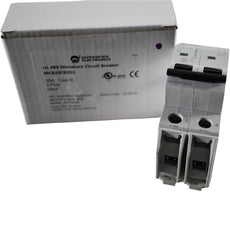 NEW ATC Diversified MCB20CB2D1 Miniature Circuit Breaker 20A 2 Pole Type D 277V
