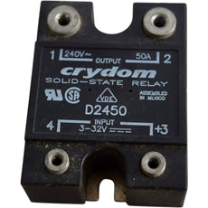 Crydom D2450 Solid State Relay SSR 50A 240VAC Output 3-32VDC Input