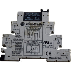 Allen-Bradley 700-HLT1Z Slim Interface Relay Module w/ 700-TBS24 24VDC
