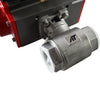 NEW Triac 22TX1502R3SAA 1-1/2 In Pneumatic Actuated SS Ball Valve 2R80SR APL-210N