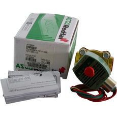 NEW ASCO Red-Hat 8210G095 2-Way Normally Closed Brass Solenoid Valve 3/4'' NPT 120V