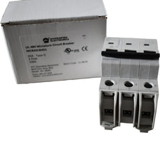 NEW ATC Diversified MCB20CB3D1 3 Pole 20A Circuit Breaker 10kA Type D 480V