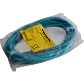 NEW Turck RSSD RJ45S 441-4M Ethernet Cordset Cable U-02775 4 Meter M12 to RJ45