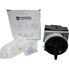 NEW ATC Diversified DCS25D13DGBGX Non-Fused Disconnect Switch 25A 3P Door Mount