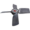 Dayton 4C132A 16'' Cast Aluminum 4-Blade Fan Propeller 1/2'' Bore 1725 RPM 1/4 HP