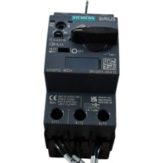 Siemens SIRIUS 3RV2011-0GA10 Motor Starter Protector Breaker 0.45-0.63A 3P