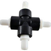 NEW Liebert 121965P2 3/8 Hose Barb Cross Fitting Polypropylene SCH80
