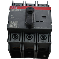 NEW ABB OT100F3 Non-Fused Disconnect Switch 3 Pole 100A 600V DIN Rail Mount