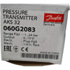 NEW Danfoss AKS 32 Pressure Transmitter 060G2083 -1 to 24 bar 0-10V 1/4 Flare