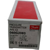NEW Danfoss AKS 32 Pressure Transmitter 060G2083 -1 to 24 bar 0-10V 1/4 Flare