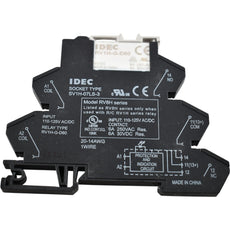 NEW IDEC RV8H-S-AD110 Interface Relay Assembly 110-125V AC/DC 6A Spring Terminal