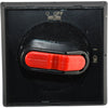 NEW Dayton 4DG59 Disconnect Switch Rotary Handle Black/Red Square Mount O-OFF I-ON