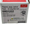 NEW Danfoss 068U2204 Thermostatic Expansion Valve TUA R134a R513A 1/4 x 1/2 ODF