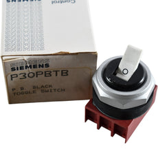 NEW Siemens P30PBTB 30mm Black Toggle Switch Operator