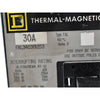 Square D FAL340301253 Thermal Magnetic Circuit Breaker 3P 30A 480V Series 2 Aux
