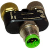 NEW Murrelektronik 7000-41141 T-Coupler Splitter M12 Male to 2x M12 Female 5-Pin