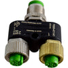 NEW Murrelektronik 7000-41141 T-Coupler Splitter M12 Male to 2x M12 Female 5-Pin