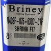 NEW Briney V40SF-075-630D-CTF CAT40 Extended Shrink Fit Holder 3/4 Bore 6.3 in L
