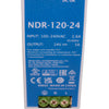 NEW Mean Well NDR-120-24 DIN Rail Power Supply 24VDC 5A 120W