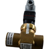 NEW Kobold DRS-9180DR0727 Compact Turbine Flow Sensor Brass Valve Meter Swagelok