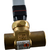 NEW Kobold DRS-9180DR0727 Compact Turbine Flow Sensor Brass Valve Meter Swagelok