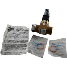 NEW Kobold DRS-9180DR0727 Compact Turbine Flow Sensor Brass Valve Meter Swagelok