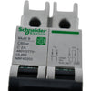 NEW Schneider M9F42202 Multi 9 C60BP 2 Pole 2A Circuit Breaker 480Y/277V C Curve