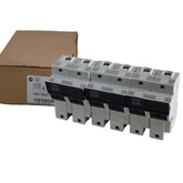 NEW Pack of 3 Allen Bradley 1492-FB2J30-L Fuse Holder 2 Pole 30A 600V Class J LED